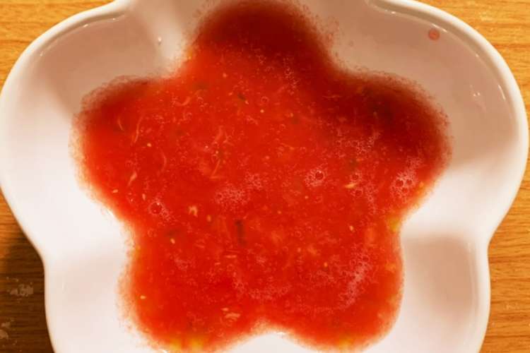 湯むき不要 離乳食 トマトペースト レシピ 作り方 By Chi1y0 クックパッド