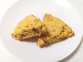 食事系☆ベーコンチーズのおからスコーン