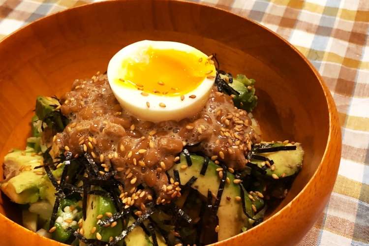 ネバネバダイエット アボカド納豆そうめん レシピ 作り方 By Shotama クックパッド