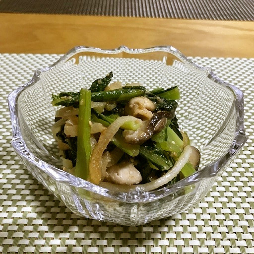 小松菜と玉ねぎのナムルの画像