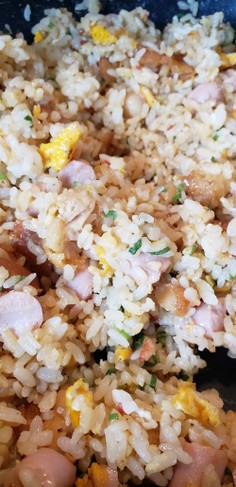 我が家の超ー簡単パラパラチャーハン