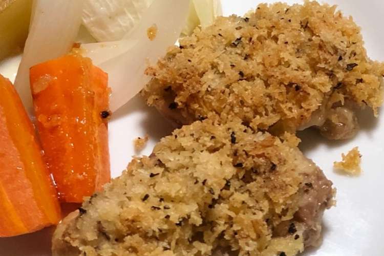 鶏もも肉の香草パン粉焼き レシピ 作り方 By ホムスの家 クックパッド