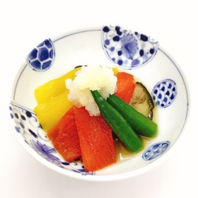 【病院】夏野菜の揚げびたし【給食】