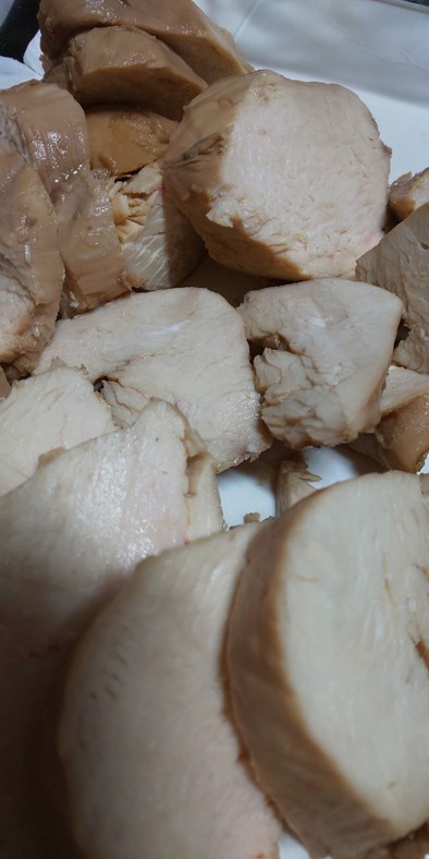 鶏胸肉のポン酢煮の写真