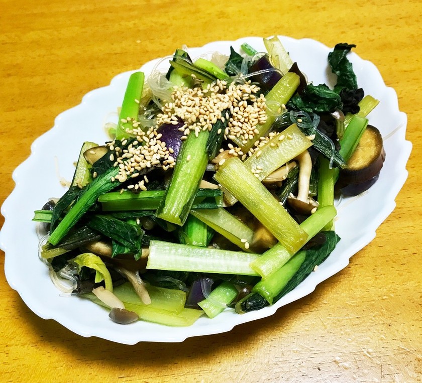 小松菜とナスの中華炒め by 平日の主婦 【クックパッド】 簡単おいしいみんなのレシピが351万品