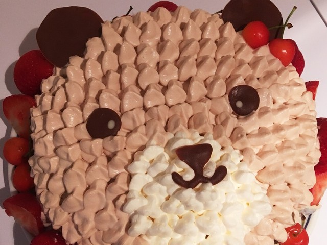くまちゃんのバースデーケーキ レシピ 作り方 By Lemis クックパッド 簡単おいしいみんなのレシピが351万品