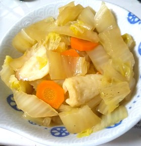 白菜と竹輪のさっと煮