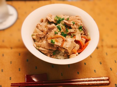 八宝菜風！かんたん美味しい中華丼の写真