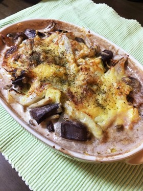 エゾ鹿肉の生クリーム焼き