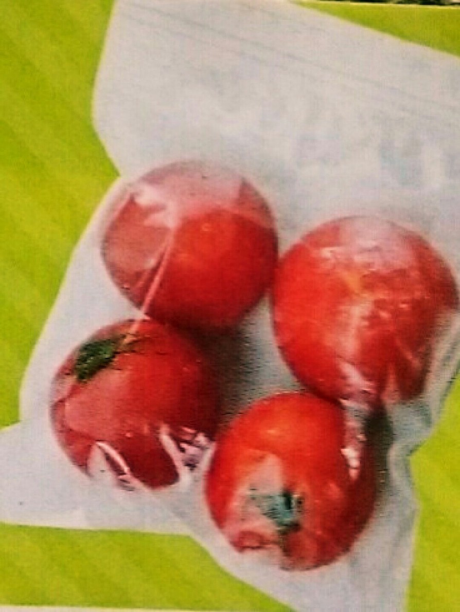冷凍トマト(まるごと冷凍が便利)の画像