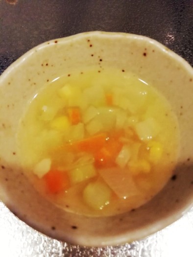 【完了期～幼児食】野菜大量コンソメスープの写真