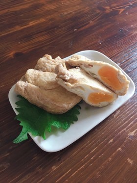 ポリ袋で♡簡単!しみしみ卵巾着