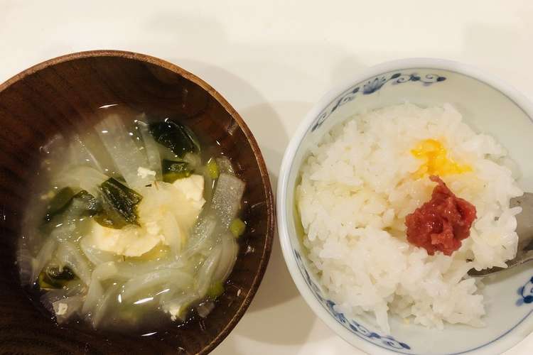 梅干しごはんとお味噌汁 レシピ 作り方 By ららるー クックパッド 簡単おいしいみんなのレシピが354万品