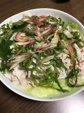 さっぱり!簡単おつまみ☆豚しゃぶサラダ