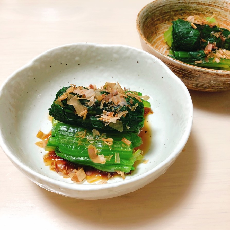 めんつゆで簡単！小松菜のおひたしの画像