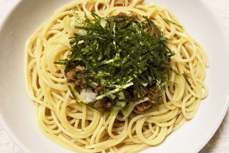 簡単 出汁スープで食べる納豆パスタ レシピ 作り方 By ゆっきぃまうす クックパッド 簡単おいしいみんなのレシピが352万品