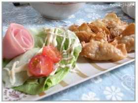 さっぱり!梅しそ揚げわんたん