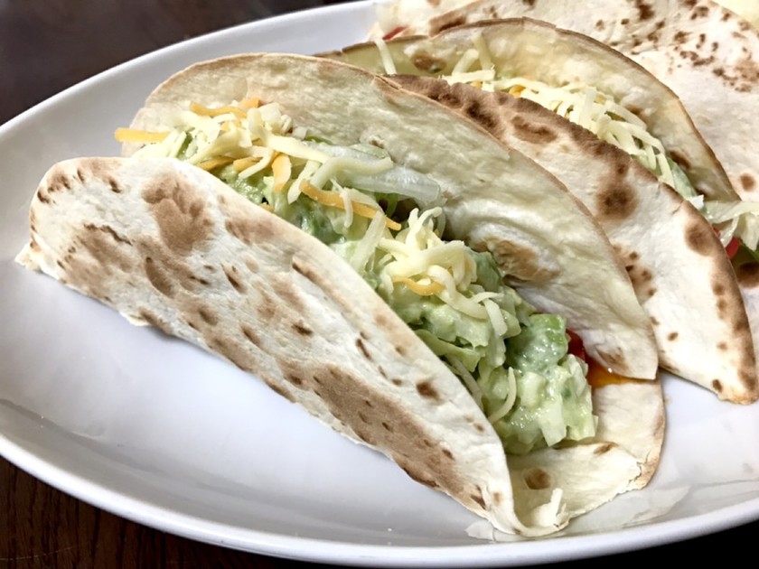 簡単エッグタコスのレシピ