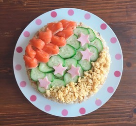 七夕☆作り置き具で!簡単ちらし寿司ケーキ