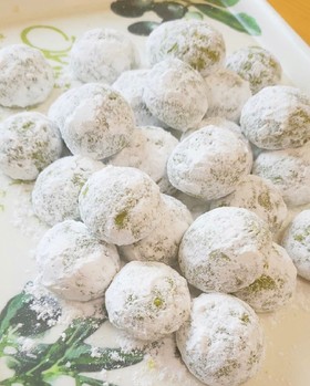 簡単美味♪(抹茶orココア)スノーボール