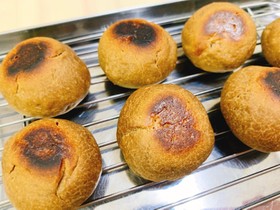 フライパンで焼ける!薄力粉パンほうじ茶