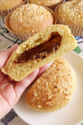 簡単絶品カレーパン(HB使用)