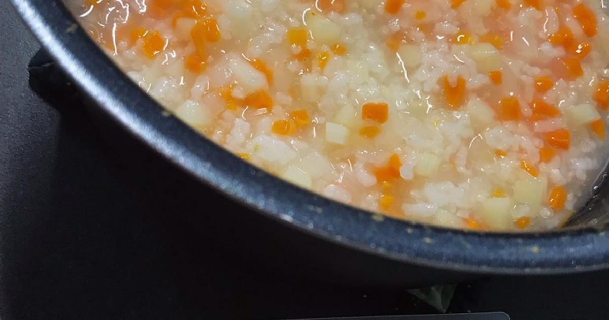 離乳食を時短 野菜入りおかゆ レシピ 作り方 By Cshel クックパッド