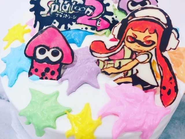 キャラケーキ スプラトゥーン レシピ 作り方 By Rupinpin クックパッド