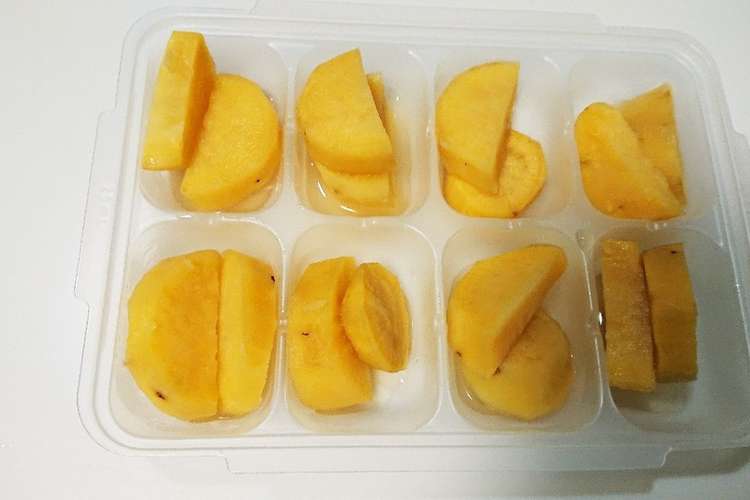 離乳食後期 さつまいものレモン煮 レシピ 作り方 By Aynxkoto クックパッド 簡単おいしいみんなのレシピが375万品