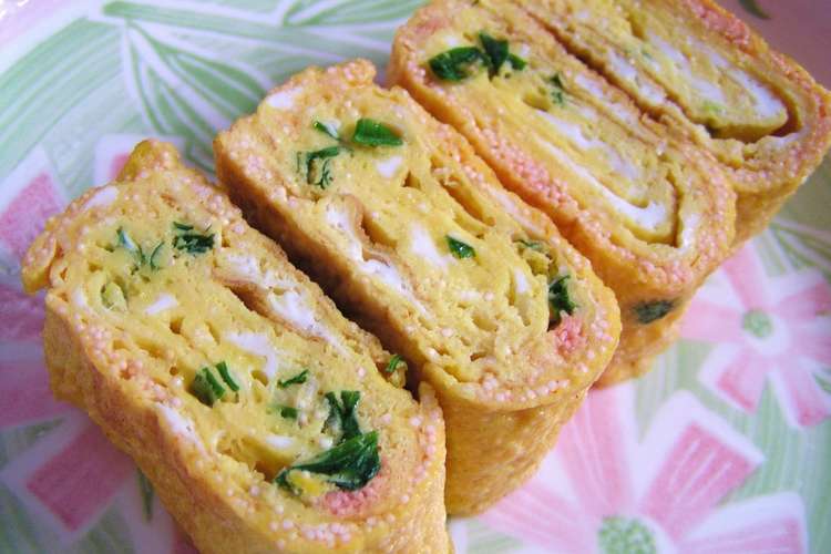 お弁当に たらこと青ねぎの卵焼き レシピ 作り方 By Komomoもも クックパッド