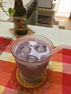 ブルーベリーミルク