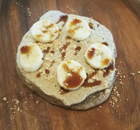 卵なしバナナホットケーキ