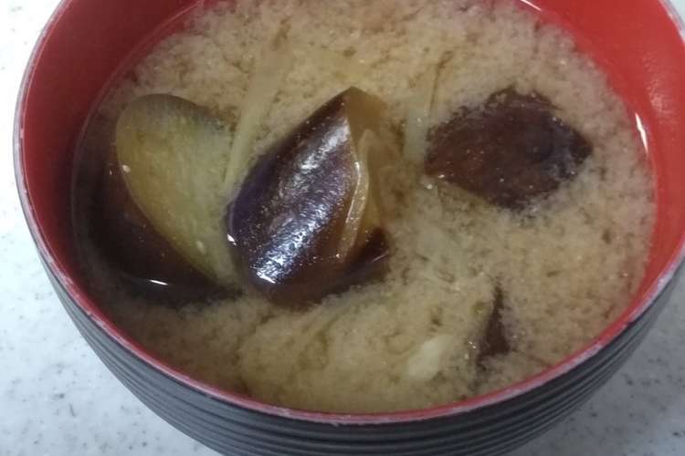 茄子の味噌汁 レシピ 作り方 By Akicara クックパッド