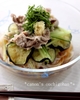旨々ぶっかけ!揚げ茄子と豚のおろし素麺