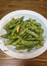 ガーリック焼き枝豆