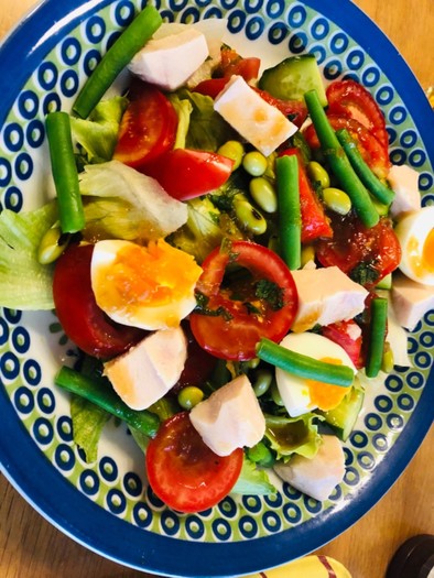 ヘルシー&簡単野菜たっぷりニース風サラダの写真