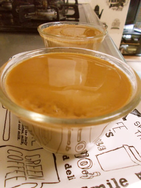 はちみつ豆乳プリン♡コーヒー風味