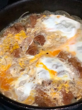 生姜焼き用お肉でカツ丼