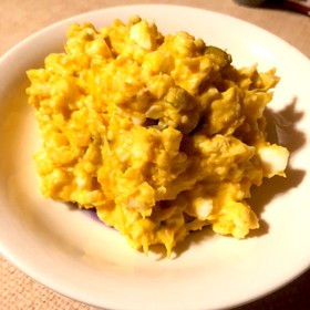 かぼちゃの煮物リメイク★たまごサラダ