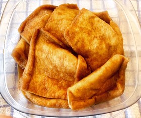 お稲荷さんのお揚げ(油揚げの炊いたん)