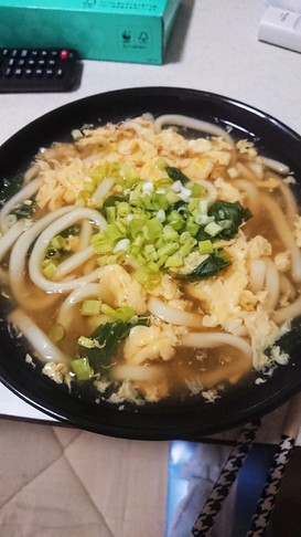 卵とお出汁のくたくたあんかけうどん