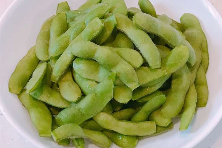 レンジで簡単 濃厚旨い レンチン枝豆 レシピ 作り方 By クックまいななパパ クックパッド 簡単おいしいみんなのレシピが371万品