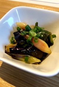 夏野菜の黒酢マリネ