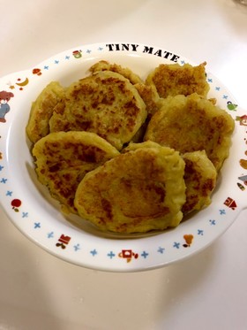離乳食☆豆腐と林檎入りさつまいものおやき