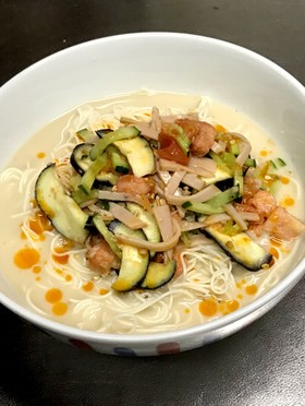 ピリ辛クリーミーそうめん