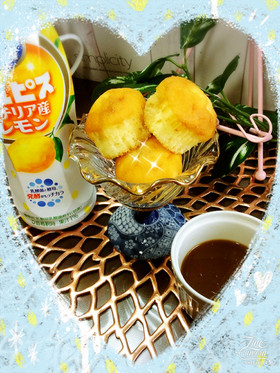 ミニカップケーキでコーヒーカルピス❣️