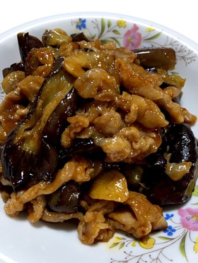 極コク旨〜!!豚バラなすの旨辛炒め