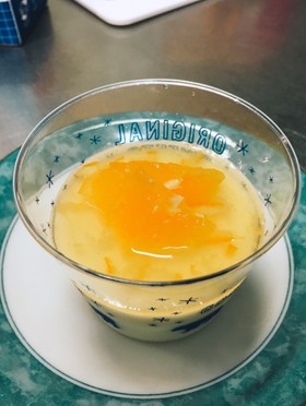 子供と作る!オレンジソースのミルクプリン