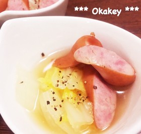 超簡単!副菜◇白菜のコンソメ煮