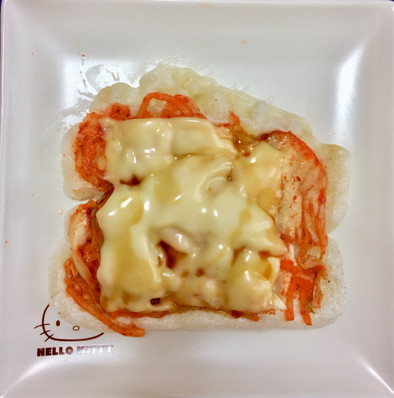 キムチとチーズのモッフルの写真